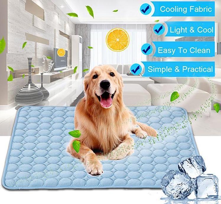 Dog/Cat Ice Silk Cold Nest Pad For Cooling In Summer