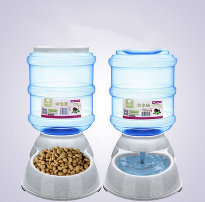 Plastic Cats/Dogs Food Bowl Water Dispenser