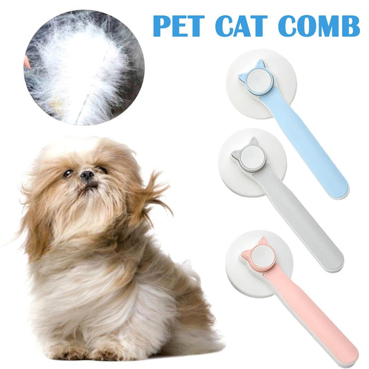 Self Cleaning Slicker Brushes For Dogs/Cat | Pet Hair Removal Comb Stainless Steel Needle