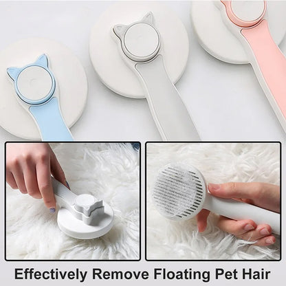 Self Cleaning Slicker Brushes For Dogs/Cat | Pet Hair Removal Comb Stainless Steel Needle
