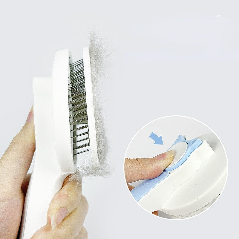 Self Cleaning Slicker Brushes For Dogs/Cat | Pet Hair Removal Comb Stainless Steel Needle
