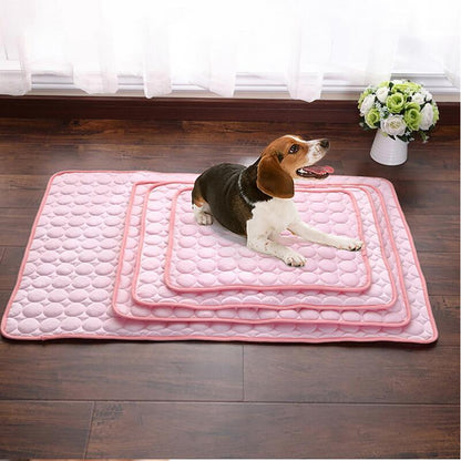 Dog/Cat Ice Silk Cold Nest Pad For Cooling In Summer