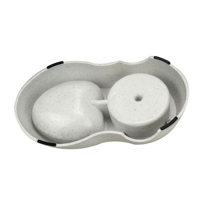 Plastic Cats/Dogs Food Bowl Water Dispenser