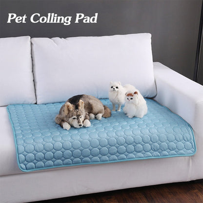 Dog/Cat Ice Silk Cold Nest Pad For Cooling In Summer
