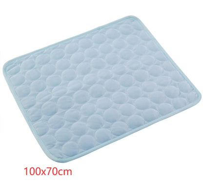 Dog/Cat Ice Silk Cold Nest Pad For Cooling In Summer
