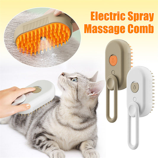 Cat/Dog Steam Brush 3 In 1 | Electric Spray Cat Hair Brushes For Massage | Pet Grooming Comb Hair Removal Combs for Pet