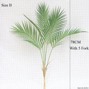 Green Artificial Palm Leaf Plastic Plants Garden Home Decorations Scutellarin Tropical Tree Fake Plants
Decorative item Garden Decoration Home Decoration - Statnmore-7861