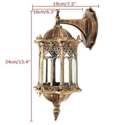 Antique Exterior Wall Light Fixture Outdoor Lamp