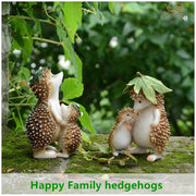 Creative Simulated Hedgehog Models Cute Animal Figurine Children Kids Toys Mini Fairy Garden Gnome Moss Decoration Home Decor Handmade decorative Item - Statnmore-7861