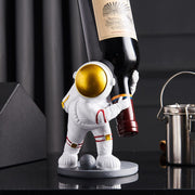 Hanging Wine Glass Holder Astronaut Wine Rack Wine Bottle Glass Holder Mold Creative Wine Bottle Rack Holder Home Decoration - Statnmore-7861