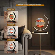 Unique Decorative Sand Painting Night Light Table Lamp