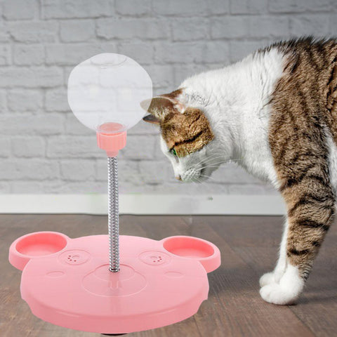 Durable Dog/Cat Slow Feeder Toy Bite Resistant Treat Dispenser for Exercise