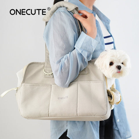 Puppy Go Out Portable Shoulder Handbag