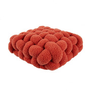 Fashion New Soft Plush Knot Seat Cushion Home Wool Solid Color Sofa Bed Decoration Pillow Square Hand Woven Office Chair Cushion - Statnmore-7861