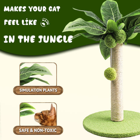 Tree Green Cat Scratching Post