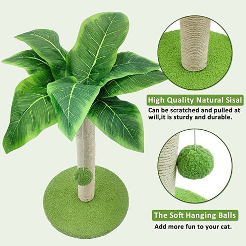 Tree Green Cat Scratching Post