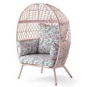 Handmade Beautifully Crafted Outdoor Wicker Stationary Egg Chair